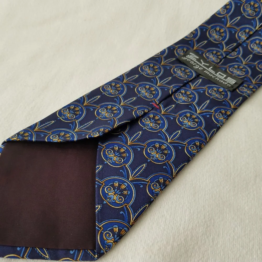Zylos George Machado 100% Silk Tie 56